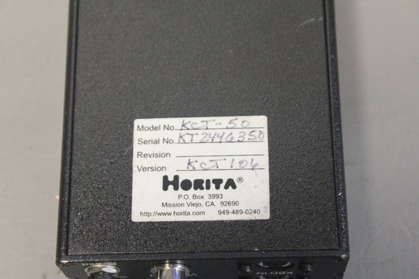 Horita KCT-50 Keyboard Controlled Titler Character Generator With Power Supply