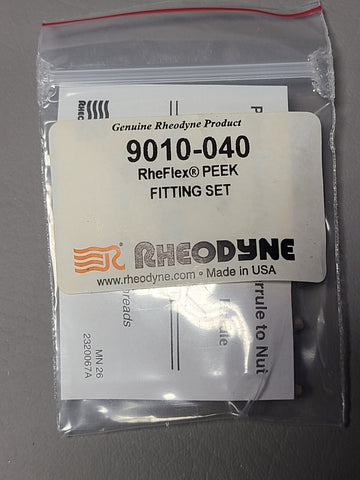 NEW RHEODYNE RHEFLEX PEEK FITTING SET 9010-040