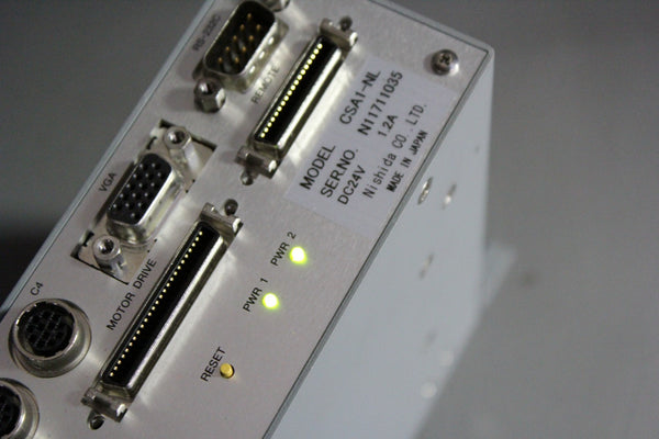 UNUSED NISHIDA MACHINE VISION AUTO ALIGNMENT SYSTEM WITH FLOVEL CAMERAS CSA1-NL