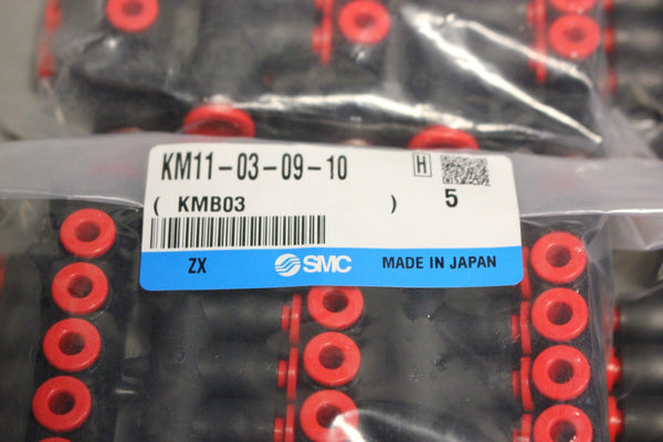 NEW SMC KM11-03-09-10 PNEUMATIC MANIFOLD 2 INPUTS 10 OUTPUTS  20PCS