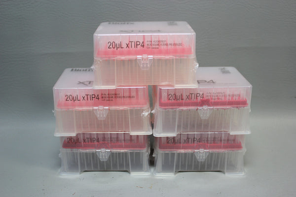 576 (5 Racks) Biotix xTIP4 20uL Micro Volume Pipette Tips Sterilized 63300931
