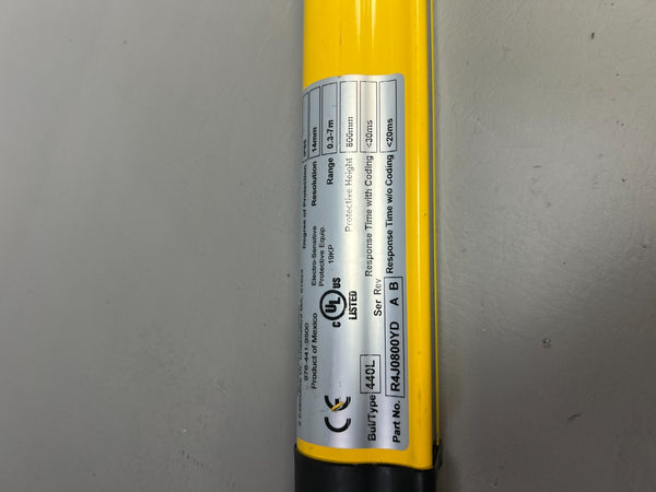 ALLEN BRADLEY GUARDMASTER GUARDSHIELD LIGHT CURTAIN R4J0800YD SERIES.A