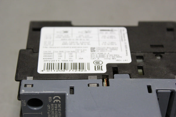 UNUSED SIEMENS SIRIUS CIRCUIT BREAKER 3RV2011-1BA10