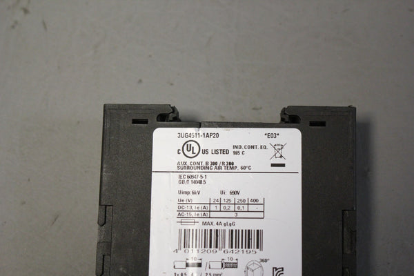 SIEMENS PHASE SEQUENCE MONITOR  3UG4511-1AP20