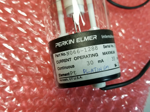 Perkin Elemer Platinum Pt Hollow Cathode Lamp 