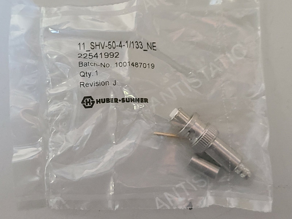 NEW HUBER SUHNER SHV RF CONNECTOR PLUG 22541992 11_SHV-50-4-1/133_NE 