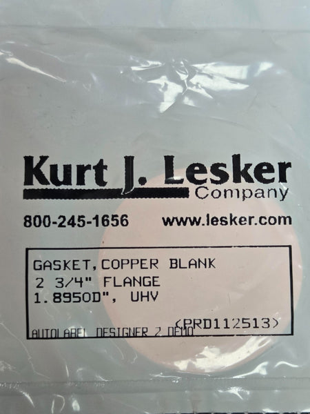 3 PC NEW KURT J LESKER GA-0275S