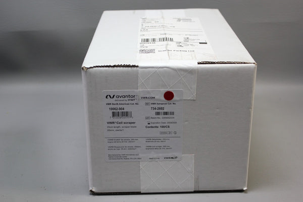 NEW BOX OF 100 AVANTOR/VWR CELL SCRAPER 10062-904