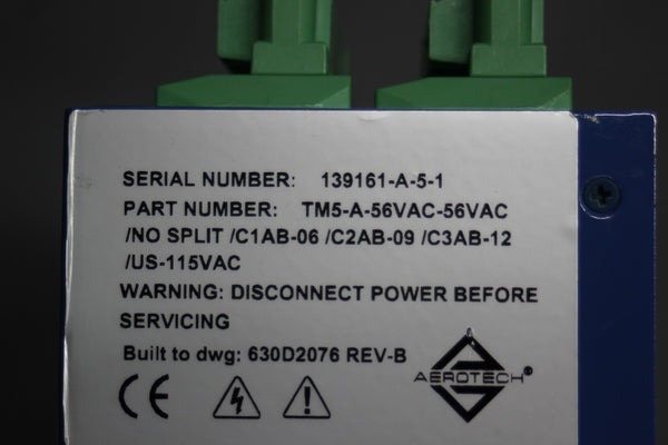 AEROTECH TRANSFORMER MODULE TM5-A-56VAC-56VAC XFMR