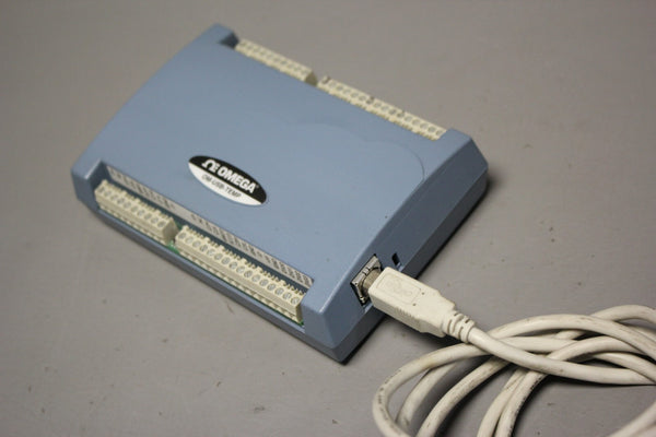 OMEGA TEMPERATURE/VOLTAGE INPUT USB DATA ACQUISITION MODULE DAQ OM-USB-TEMP