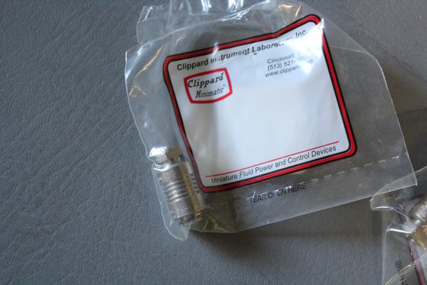 NEW LOT OF 2 CLIPPARD VALVES  SLV-2