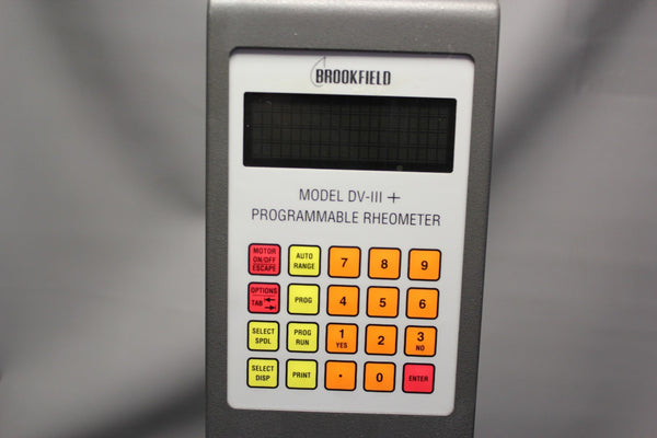BROOKFIELD PROGRAMMABLE RHEOMETER WITH BASE UNIT DV-III+