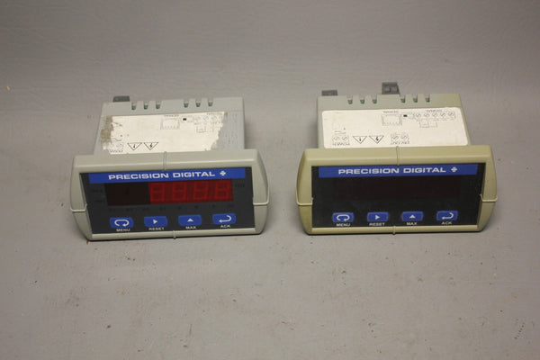 LOT OF 2 PRECISION DIGITAL TRIDENT TEMPERATURE METERS PD765-6R0-0 & PD765-6R0-10