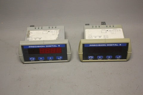 LOT OF 2 PRECISION DIGITAL TRIDENT TEMPERATURE METERS PD765-6R0-0 & PD765-6R0-10