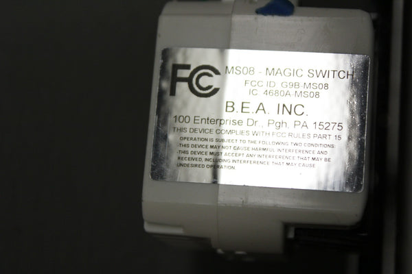 BEA 10MS08U MAGIC SWITCH SENSOR WAVE TO OPEN
