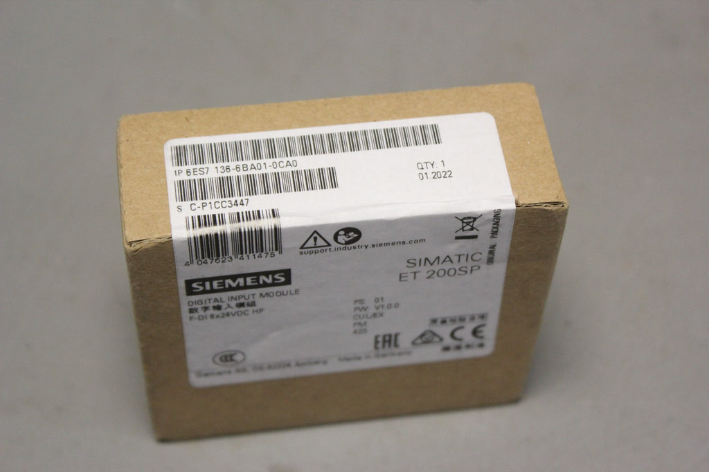 NEW SIEMENS DIGITAL INPUT MODULE 6ES7 136-6BA01-0CA0