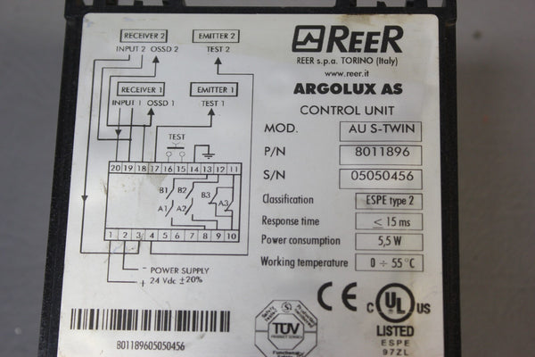 REER ARGOLUX AS CONTROL UNIT AU S-TWIN 8011896