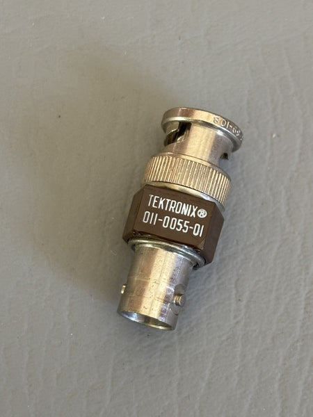 Tektronix 011-0055-01  DC to 500 MHz, 75 Ohm, BNC, Feedthru Termination