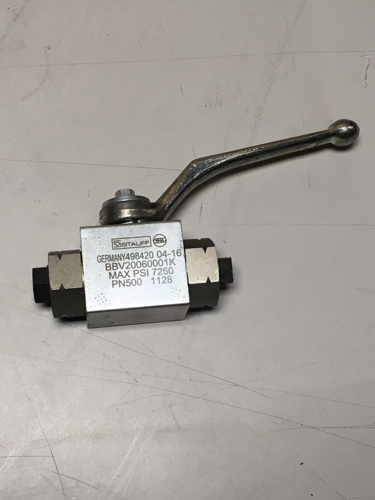 Stauff BBV 20060001K Ball Valve PSI 7250 