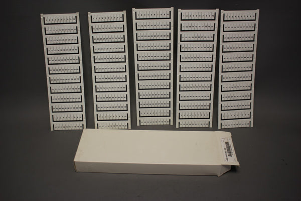 5PC NEW ALLEN BRADLEY MARKER CARDS 1492-M6X12H1-100