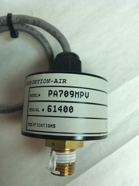 Proportion-Air PA709MPV pressure transducer