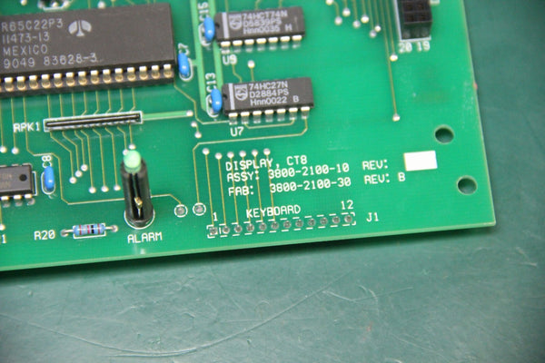 UNUSED MONITEK CT8 DISPLAY BOARD 3800-2100-10