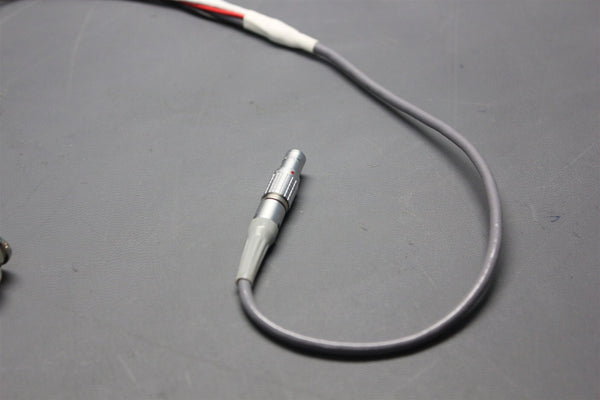 36" LEMO FGG.0B 4 PIN TO BNC/9V CONNECTOR FAN OUT 1-3 CABLE ASSEMBLY