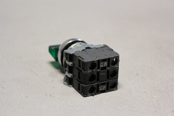 Allen-Bradley ILLUMINATED GREEN 2-POSITION SWITCH 800F-X01V