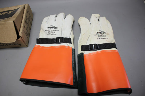 HONEYWELL SALISBURY LEATHER PROTECTED LINEMAN GLOVES  ILPG-5S