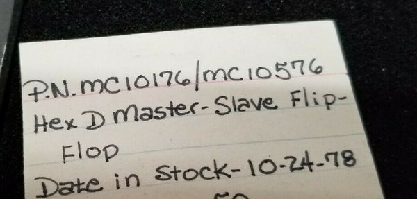 New Old Stock Motorola MC10176L1 Ceramic Dip IC