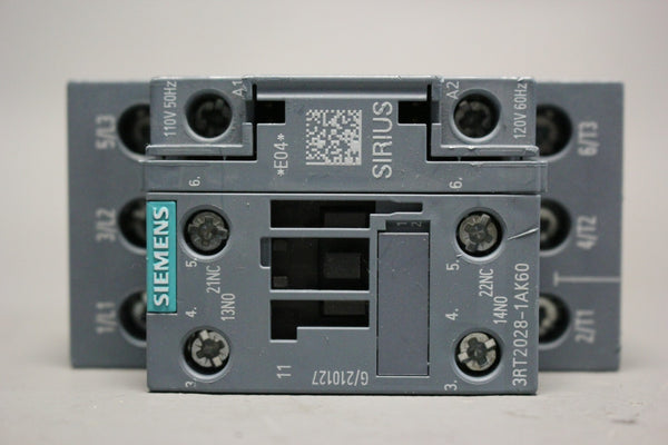 SIEMENS POWER CONTACTOR 3RT2028-1AK60