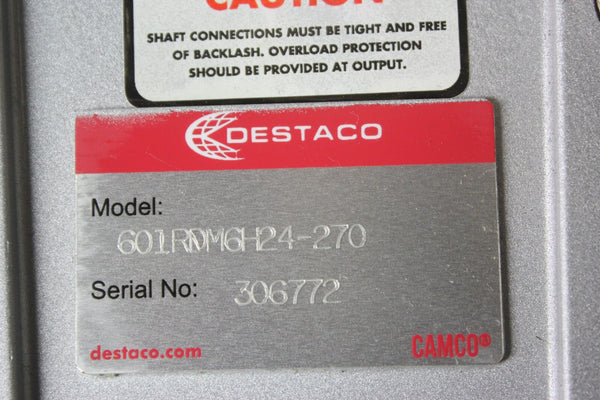 DESTACO/CAMCO ROTARY INDEXING TABLE 601RDM6H24-270