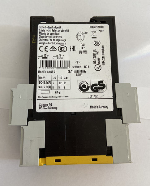 SIEMENS SIRIUS 3TK2823-1CB30 SAFETY RELAY MODULE