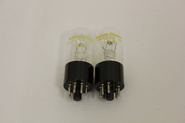 Set of 2 matching western electric 14A Vacuum Tubes and boxes