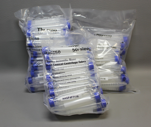 150 Thermo Scientific Nunc 15 ml Conical Centrifuge Tubes