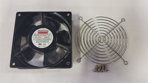 MECHATRONICS TUBEAXIAL FAN WITH GUARD KIT 120mmSQx38mm 230VAC UF-12A23