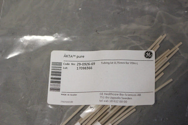 NEW GE Cytiva AKTA Pure tubing kit 0.75mm for V9H-L 29-0926-69