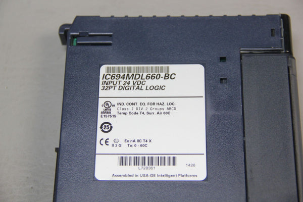 GE FANUC PLC MODULE IC694MDL660-BC