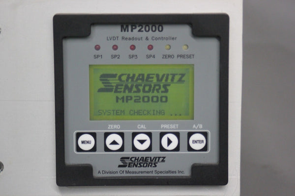SCHAEVITZ SENSORS LVDT READOUT & CONTROLLER MP2000