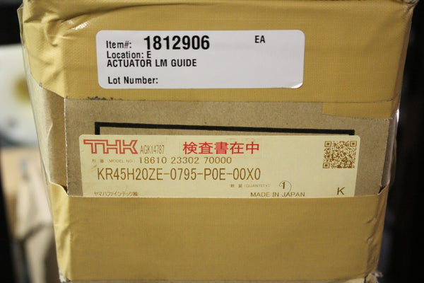 NEW THK LM GUIDE BALL SCREW ACTUATOR KR45H20ZE-0795-P0E-00X0