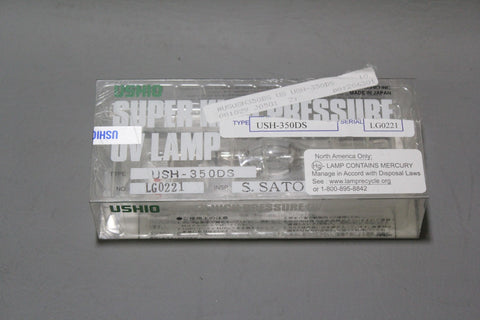 NEW USHIO SUPER HIGH PRESSURE UV LAMP USH-350DS