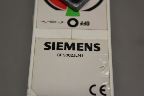 Unused SIEMENS OPEN TYPE SWITCH MANUAL CFS362JLN1