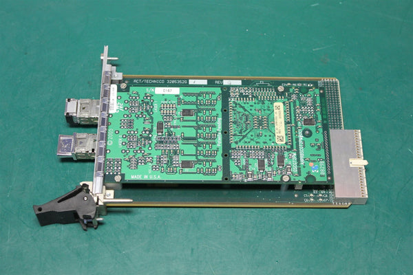 ACT cPCI CARRIER W/ CURTISS WRIGHT SCRAMNET GT200 CARD H-AS-GPM128SC-20