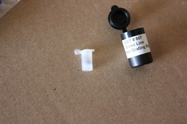 New Ted Pella Microscopy Cross Line Diffraction Grating Replica Specimen 607