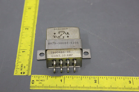 BABCOCK MI SPEC RELAY 10A 270ohm 26.5V COIL BH119-2  (S18-T-26A)
