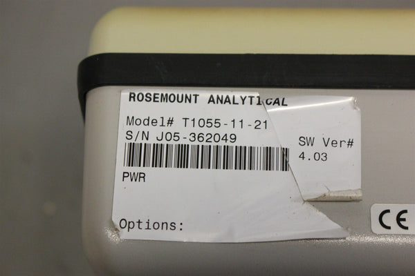 ROSEMOUNT SOLU COMP II TURBIDIMETER T1055-11-21 LOC:AS38.B1.6
