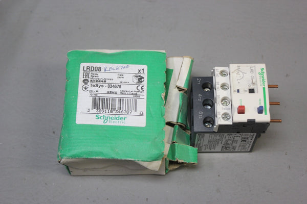 NEW SCHNEIDER OVERLOAD RELAY    LRD08