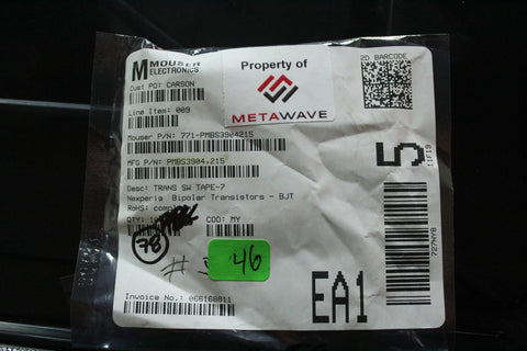 78 NEW IC CIRCUITS PMBS3904,215 BIPOLAR TRANSISTORS NEXPERIA