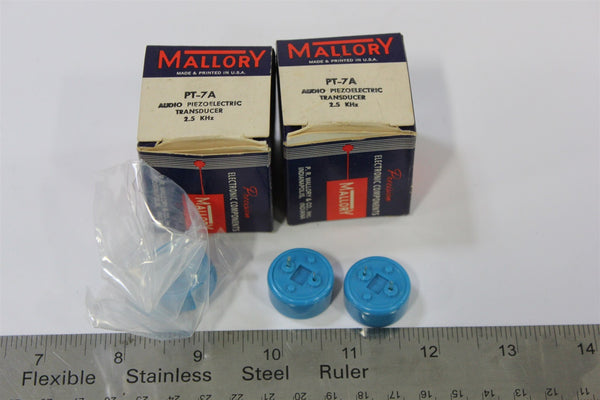 3  Mallory Audio Piezoelectric Transducer 2.5khz Pt-7a