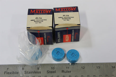 3  Mallory Audio Piezoelectric Transducer 2.5khz Pt-7a